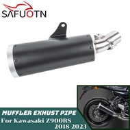 Motorcycle Exhaust Muffler Pipe for Kawasaki Z900RS 2018-2024 Z900 RS SE Cafe ABS Stainless Steel Ac