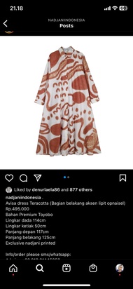 preloved nadjani dress SOLD