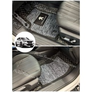 High quality 6D leather floor mats for Peugeot 2008/ 3008/ 5008 [Southern Peugeot accessories]