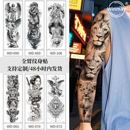 Full Arm Tattoo Sticker Waterproof Sweatproof Tattoo Sticker Large Flower Arm Tattoo Sticker