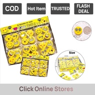 CSQUARE Emoji Eraser 4 in 1 Smiley Face Philippines Local Stationery