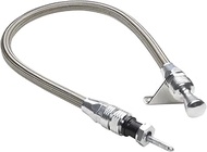 Lokar 1211744 Anchor-Tight Brite Finish Firewall Mount Dipstick for GM 200-4R Transmission