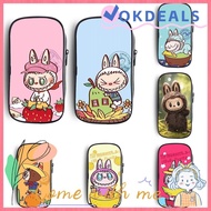 OKDEAL Labubu Pencil Bag, Large Capacity Cute Cartoon Pencil Cases, Stationery Bag for Labubu