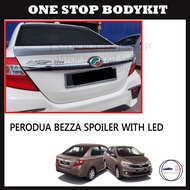 PERODUA BEZZA 2020 SPOILER WITH LED FIBER SKIRT LIP BODYKIT