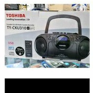 TOSHIBA  CD RADIO &amp; CASSETTE  RECORDER  WITH REMOTE  CONTROL ZTY 310