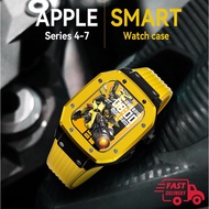 [SG] Richard Case Strap Compatible For iWatch Series 7/6/5/4 45mm 44mm Richard Pattern Band iWatch 4