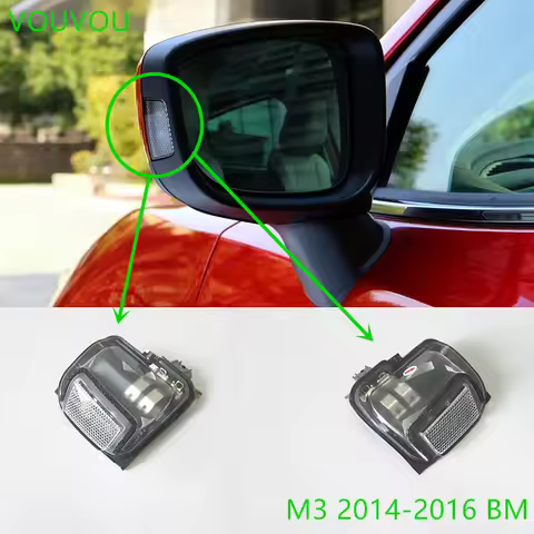VOUVOU Car accessories D09W-69-182 body door mirror turn signal lamp for Mazda 2 2014-2019 DJ Mazda 