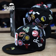 NBA x New Era 2025 All-Star Game Allover Logos Fitted 59Fifty Snapback Cap