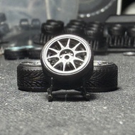 Hotwheels custom tire rims 1/64 model wedssport tc 105n