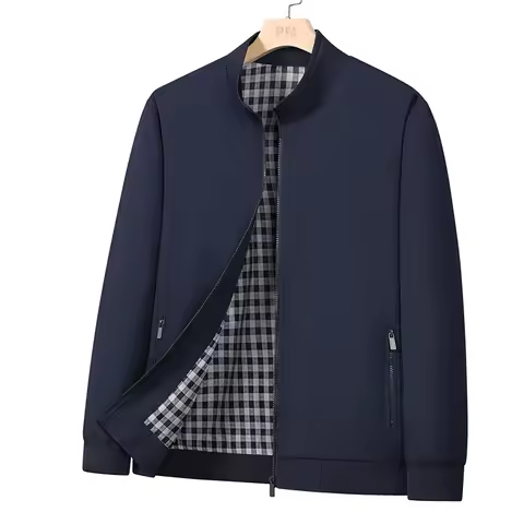 8XL Jacket for Men Spring Autumn Plus Size Windbreaker Man Business Jacket Big Size Middle-Aged Coat