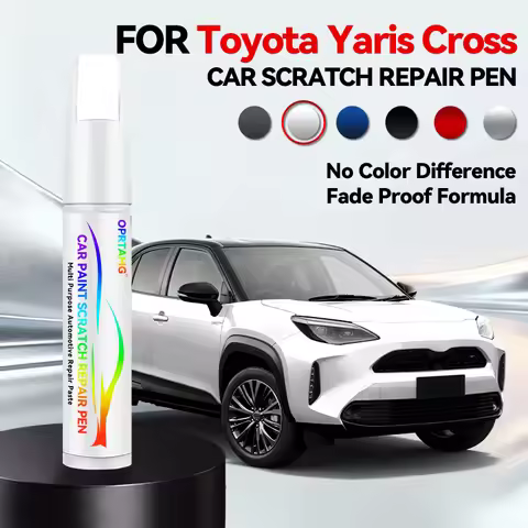 Paint Repair Pen Touch Up Scratch Remover DIY Auto Accessories Black White Gray Red For Toyota Yaris