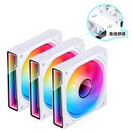 Jonsbo ZK-120w พัดลมไร้สาย 12 ซม. ARGB 4pin PWM พัดลมระบายความร้อน