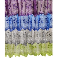 Anak Kepala Lace Langsir Curtain (Belum Siap Lubang) 40cm 16inch Meter Kecil Small