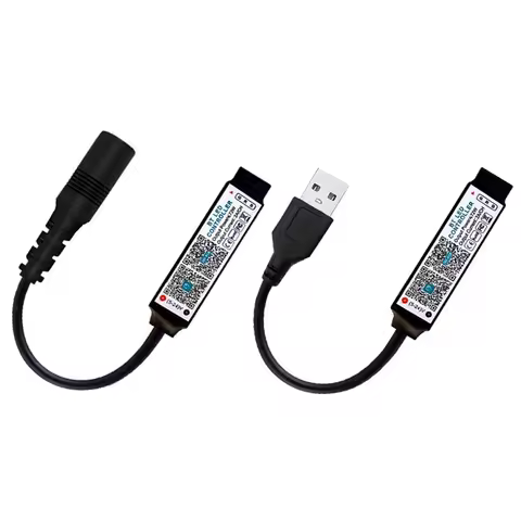 Mini RGB Controller Bluetooth USB DC 5V 12V 24V Music 5050 RGB LED Strip Light Controler APP IR 24Ke