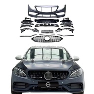 205 bodykit For Mercedes Benz W205 C-class C200L C240 C250 c280 C43 AMG facelift C63 amg car bumper 