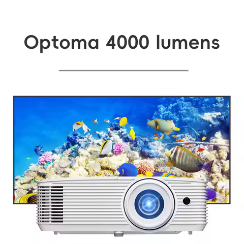 Optoma JCF3616 1080P DLP Projector 4800 Lumens 1.3X Zoom Vertical Keystone 50000:1 Contrast Home The