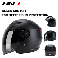HNJ Half Face Helmet Motor Open Face (56-62CM) Motorcycle Bicycle