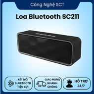 Loa Bluetooth SC211 Gọn Nhẹ Sang Trọng Âm Thanh Chuẩn Studio Mini Âm Thanh Sống Động Bass Chuẩn Cắm