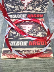 วงล้อ FALCON ARGON สีแดง ทรงเอ ลายสายฟ้า 1.4หน้า/หลัง ขอบ17 ขอบล้อ ฟอลค่อน (ราคาต่อคู่)ของแทร่100%