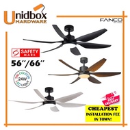 Fanco Heli 56 / Heli Pro 66 Inch Dc Motor Ceiling Fan With 3tone Led Light and Remote Control