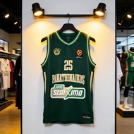2026 Summer New Greece Panathinaikos Athens Basketball Match Jersey Men's Basketball Vest Fan Basket