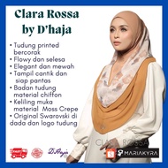 M Size Clara Rossa Dhaja Tudung Sarung Printed cantik dan selesa bergaya moden style