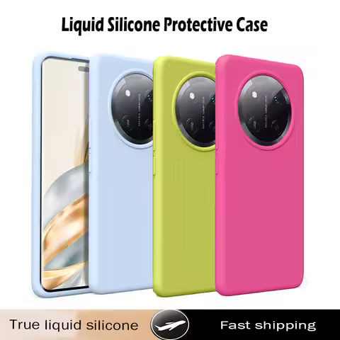 Luxury Liquid Silicone Phone Case For Honor X9c X9c Smart Magic7 Lite Protective Case For Honor X60 