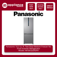 Panasonic 10.2 cu. ft. Two Door Bottom Freezer No Frost Inverter Refrigerator NR-BV320XSPH