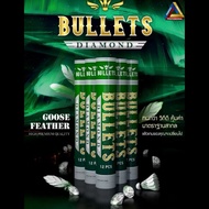 ลูกแบด Bullets Diamond ขนห่าน แท้100% Speed75/76 (1หลอด=12ลูก)
