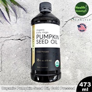 <Carlyle> Organic Pumpkin Seed Oil Cold Pressed 473mL น้ำมันเมล็ดฟักทอง ออแกนิค สกัดเย็น