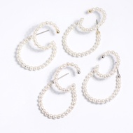 [ZANZAN ZANZAN] Simple Pearl Earrings [Ek08cb001 _ Sus]