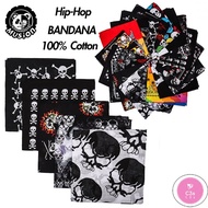 C3S Musion Pirate Bandana Men Kain Key Kepala Harley Davidson Sapu Tangan Lelaki Vintage Key Handker