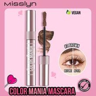 Color Mania Mascara - Smudge-Proof, Volumizing, Curling, Long-Lasting, Flake-Free, High-Pigment, Clu