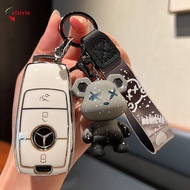 For Mercedes Car Key Cover Chrome Reflection TPU Car Key Remote Casing Sarung Kunci W212 W213 E200 E