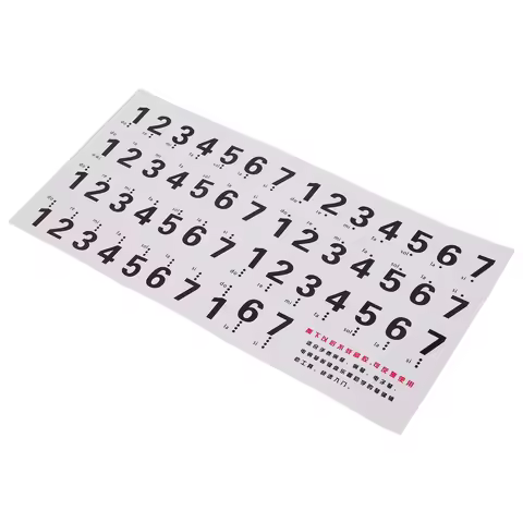 88 Keys Piano Key Stickers Keyboard Number Stickers Piano Stickers For Piano Keyboard Adhesive Stick