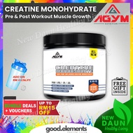 AGYM NUTRITION Creatine Monohydrate Energy Build Solid Muscle Building Strength Performance