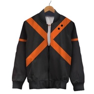 Bakugou Katsuki Jacket Hoodie Anime Bnha Boku No Hero Academia Cosplay