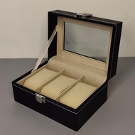 Premium PU Leather Watch Display Storage Box Case 20 slot or 24 slot