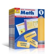 kk168 “Evan-Moor Skill Sharpeners Math Grade Pre K/ K/1/2/3/4/5/6”Kindergarten-Primary School Studen