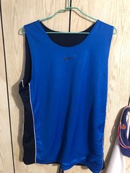 二手 Nike 雙面 運動 球衣 背心 上衣  Jersey籃球 衣 size L~XL