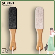 SUKIKII Foot Sander, Silicon Carbide Non Slip Foot Rasp,  Bamboo 360° Pedicure Tool For Feet