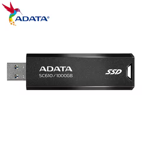 Original ADATA SC610 External SSD USB3.2 Gen2 Type A Solid State Drive Read Speed Up to550Mb/s Inter