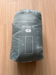 迪卡儂15°C 成人露營睡袋 (全開款)