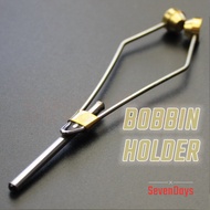 Ceramic Bobbin Holder Thread Jigging Hook Assist Tool Fly Fishing Bekalan Pancing Benang Tambaga Pem