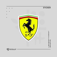 F1 Sticker Vinyl Doff Laminated Sticker | Ferrari Logo Sticker