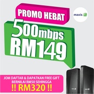 [FREE MODEM] Pasang Unifi | Maxis Fibre | Time Fibre - Home &amp; Business Plan (Free Installation Free Gift)