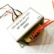 12V-9V-0V-9V-12V Transformer
