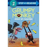 NEW English Book Grumpy Monkey Ready Set Bananas (Step into Reading) [Paperback]