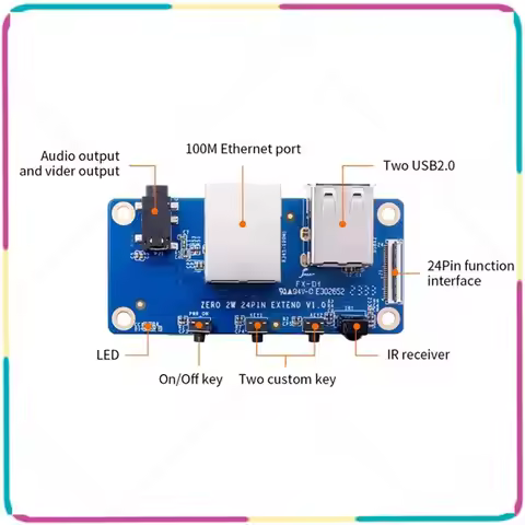 B13C For Orange Pi Expansion Board For Orange Pi Zero 2W Mini PC Demon Board With USB Network Interf