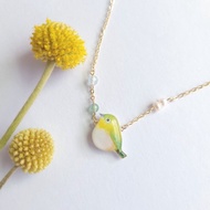 【動物們 No.020】綠繡眼 項鍊